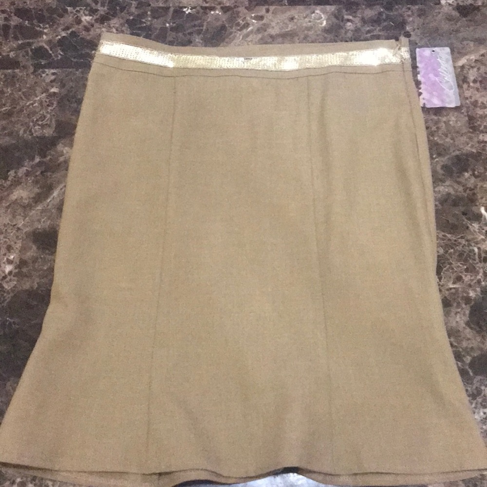 Xoxo gold skirt